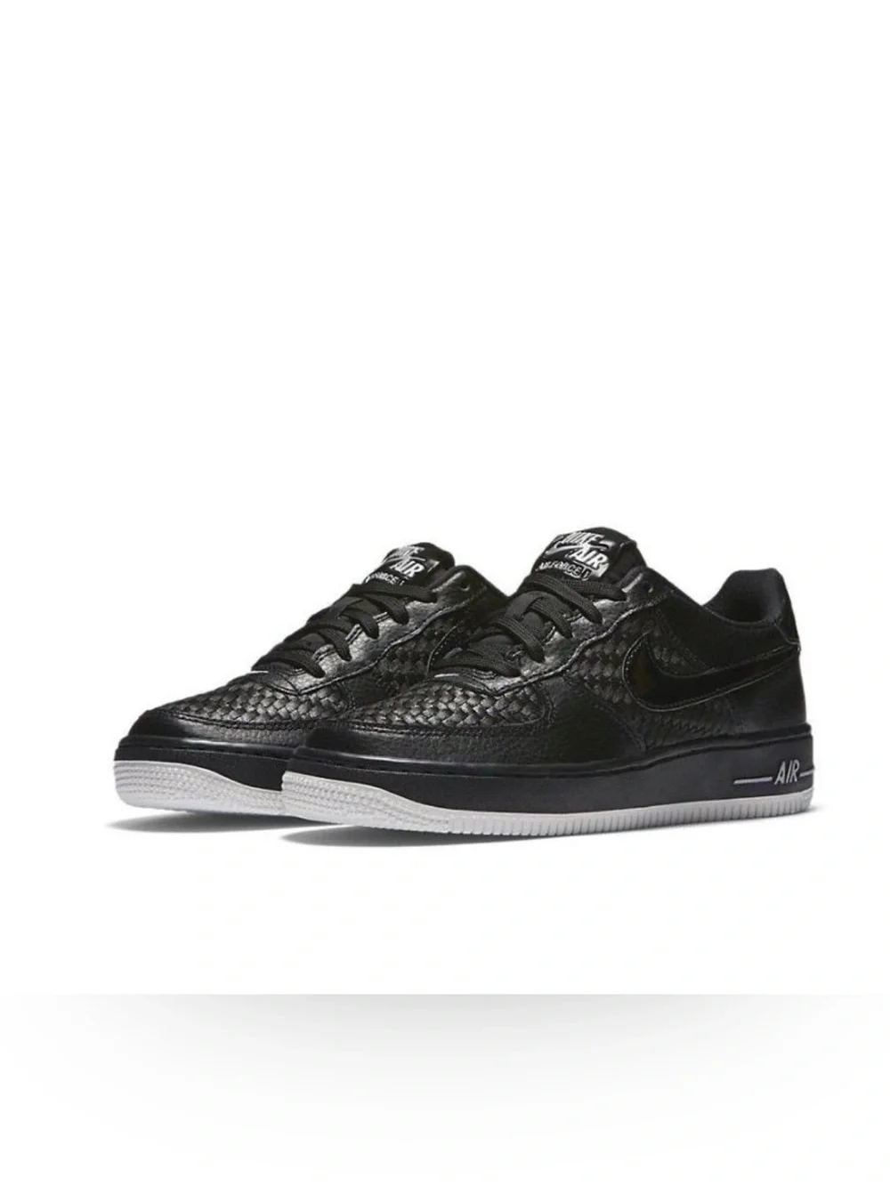 Nike Air Force 1 Low LV8 Black Woven Rare Sneakers
